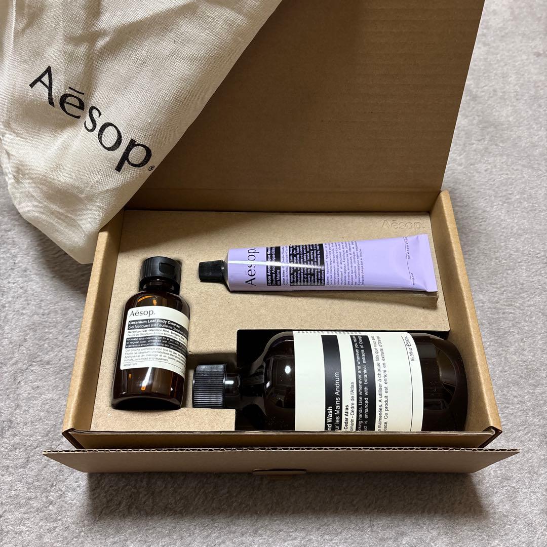 Aesop ギフトセット Aesop（イソップ） ギフト セット ゼラニウム ボディスクラブ 180ml