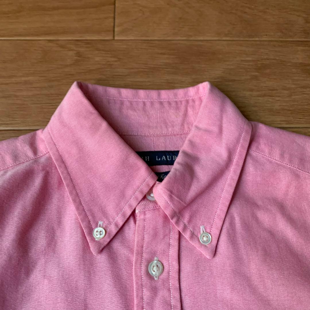 ラルフローレン BD オックスフォードシャツ ホース刺繍 ピンクポニー