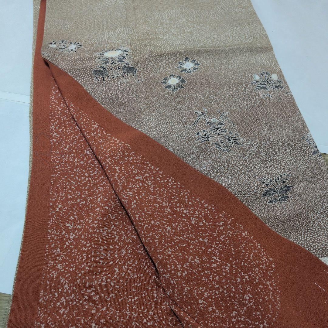 ヒューちゃん　展示会作家物　落款付下げ 楼蘭袋帯　セット　京都駒宮長着