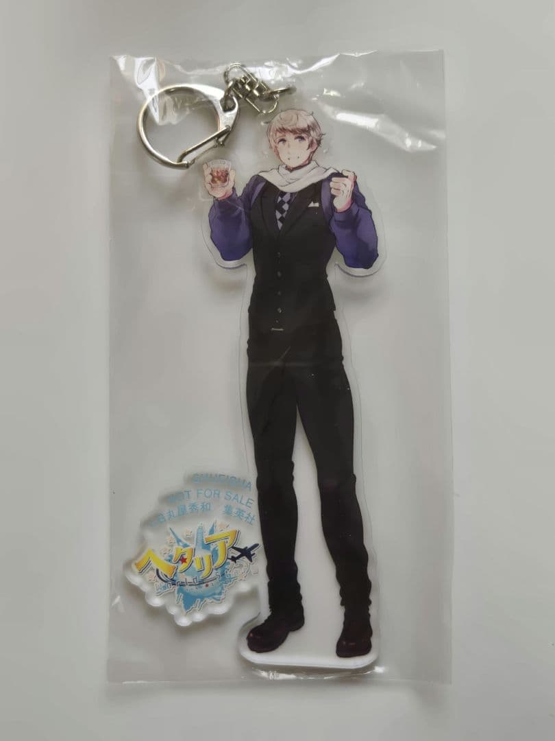 ミ*)様 ヘタリアcollezione ロシア　イヴァン　アクリルキーホルダー ヘタリアWorld☆Stars】のび猫アクリルキーホルダー（イタリア