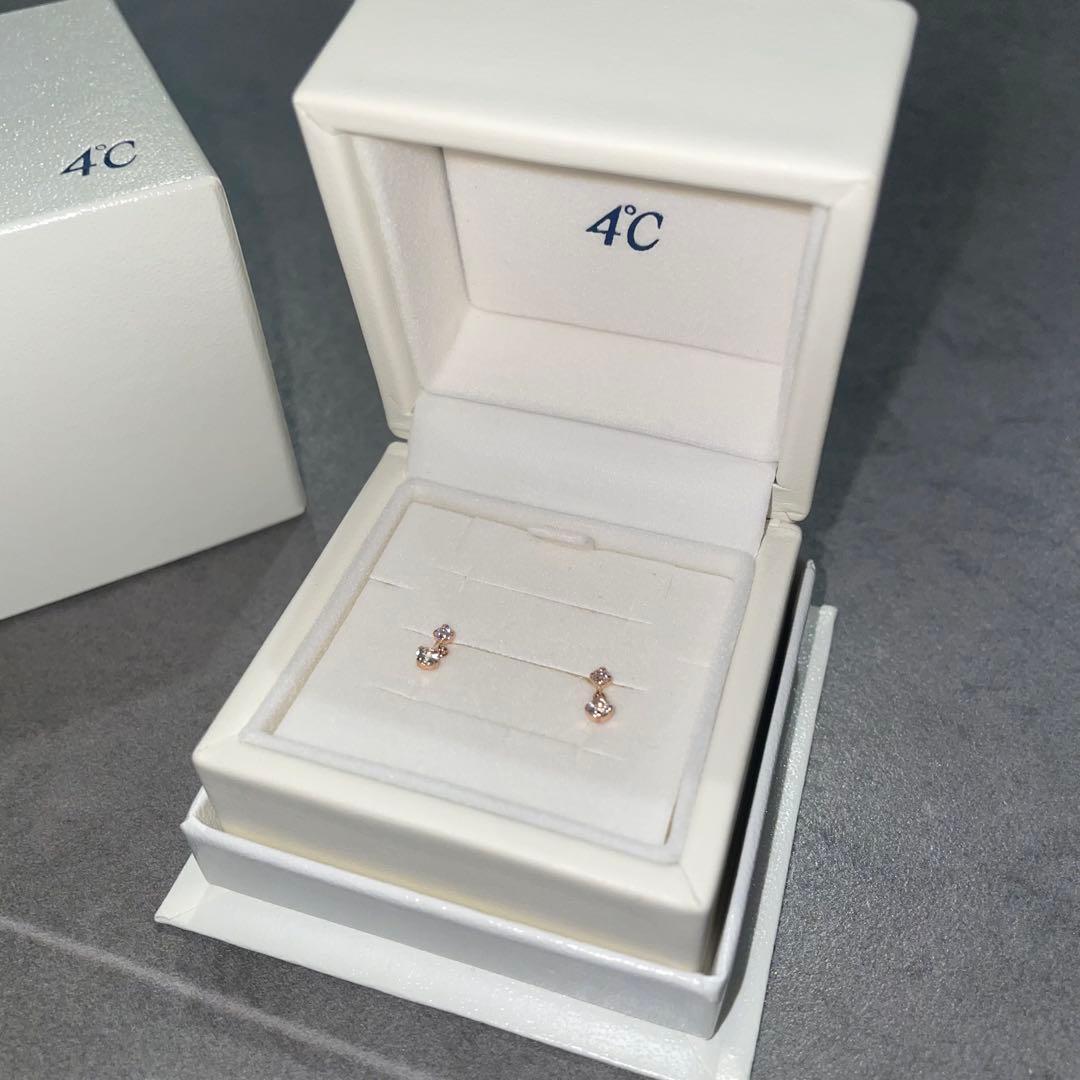 ひ*ん様 【新品】4℃ アクアマリン　ピアス 楽天市場】4℃ ピアス アクアマリンの通販