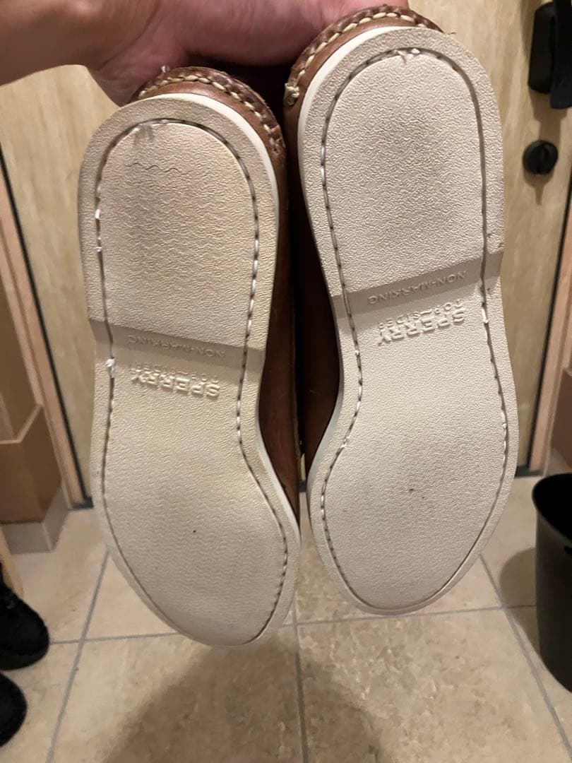 SPERRY TOP SIDER レザーデッキモカシン US9.5 アメリカ製