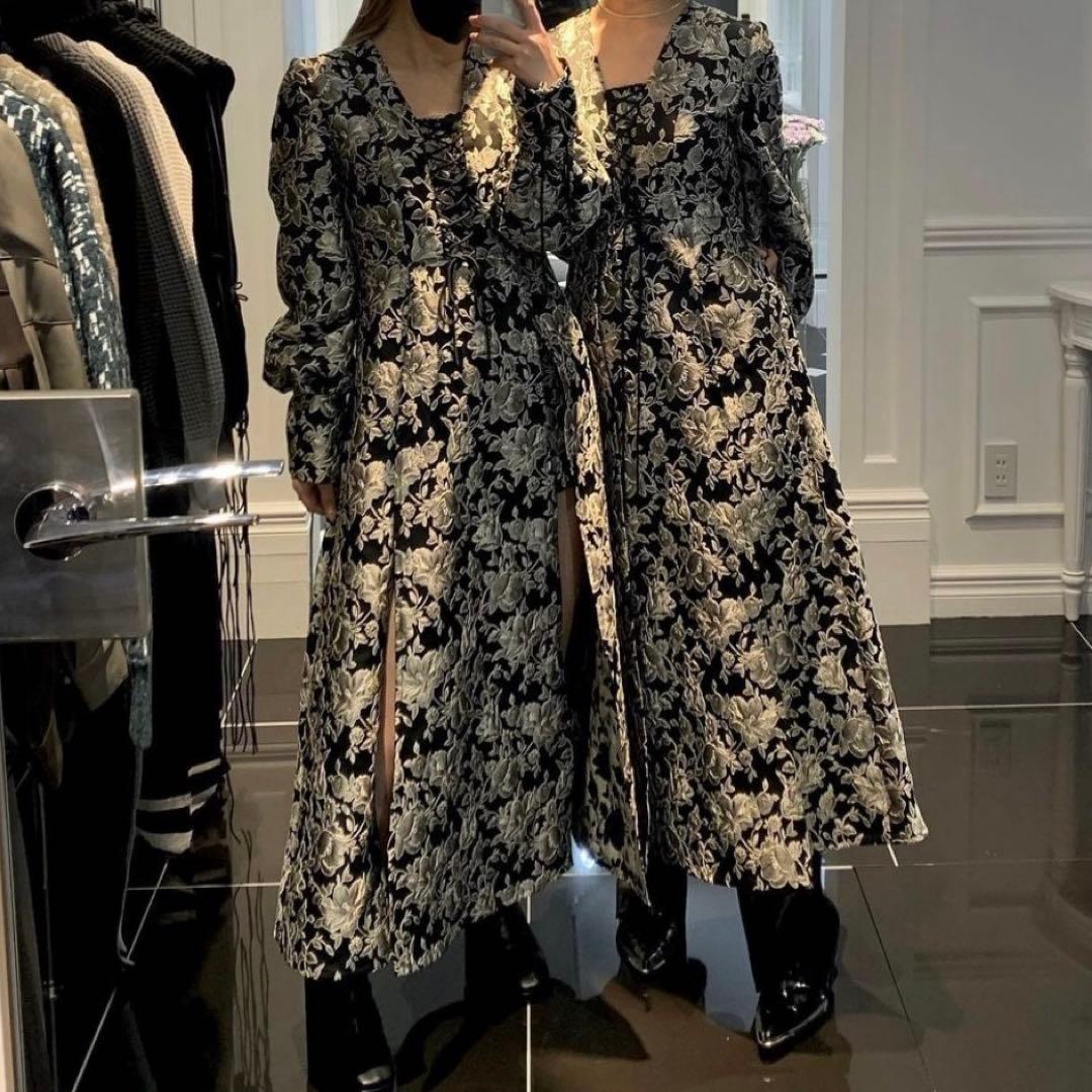 MELT THE LADY flower jacquard long dress - メルカリ