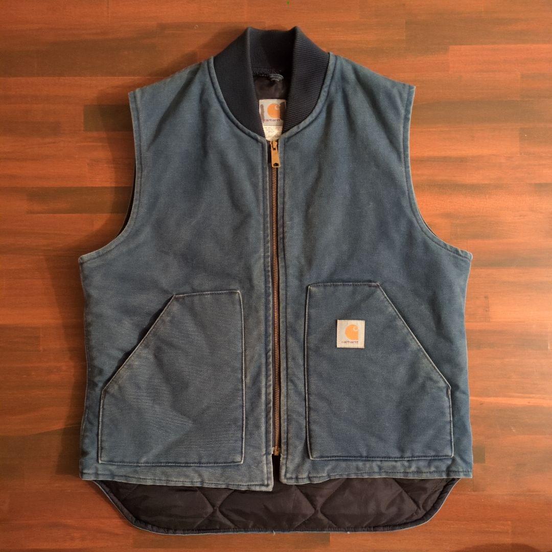 90s 腰ゴム Carhartt 米国製 ベスト カーハート ビンテージ - メルカリ