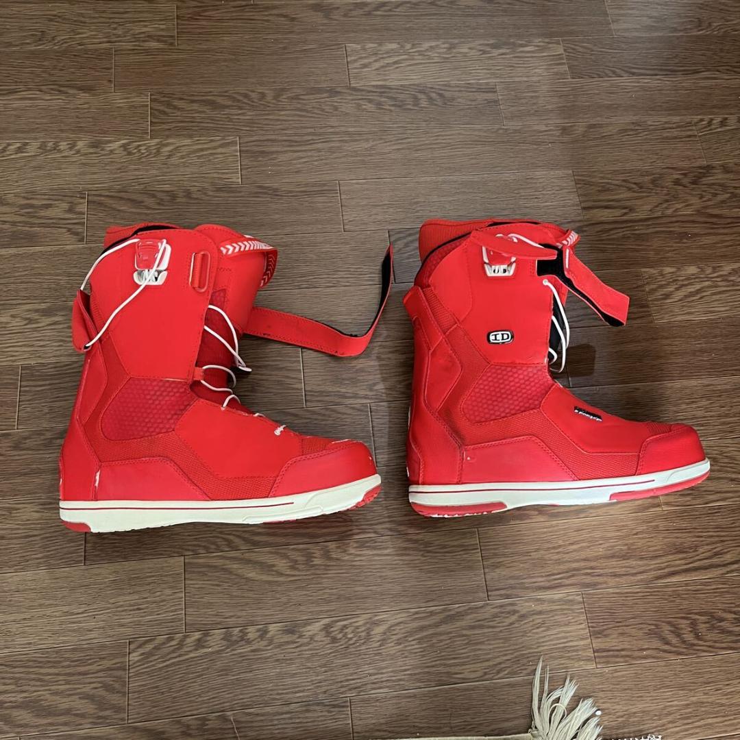 DEELUXEディーラックススノーボードブーツアイディー ID 27.5cm 赤