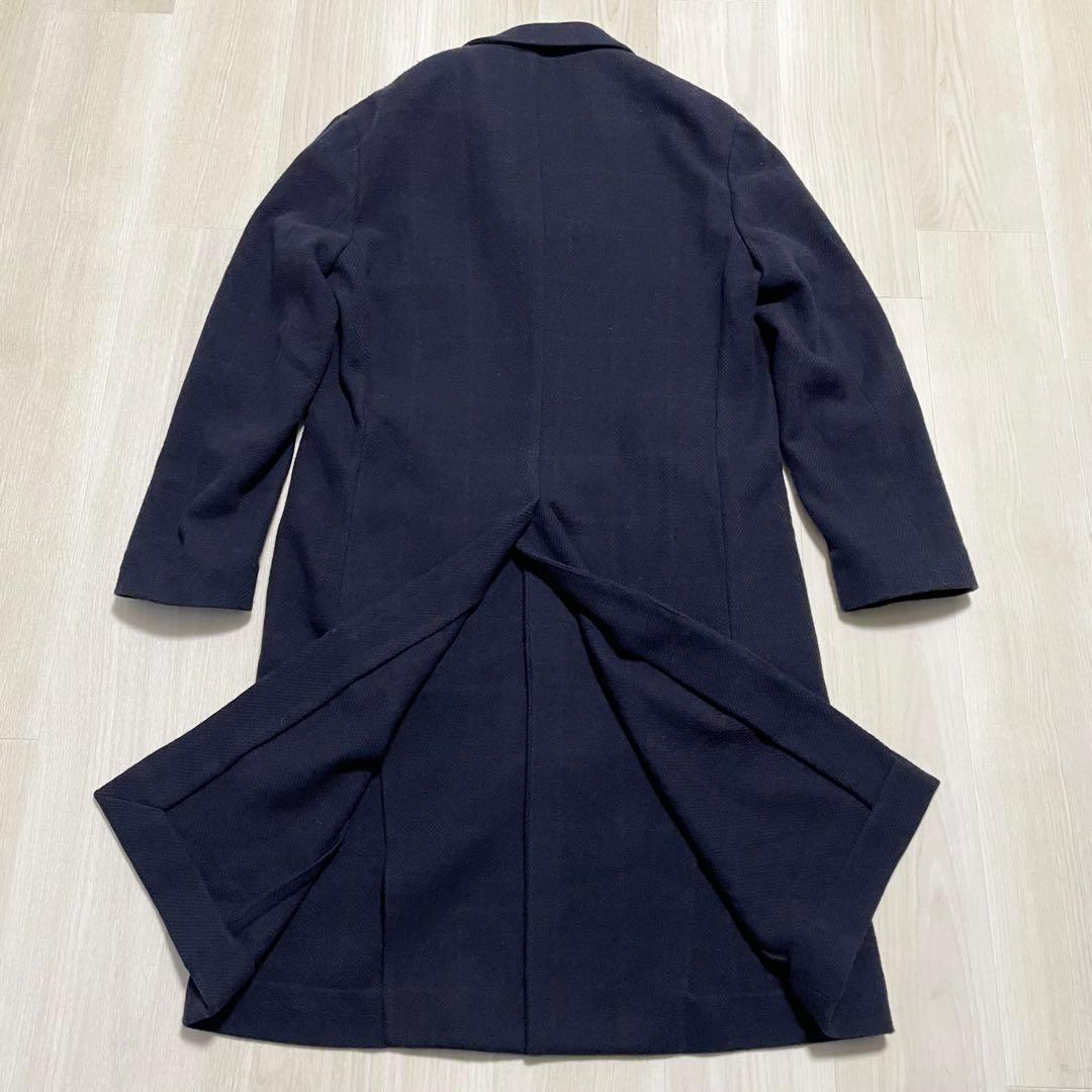 CARUSO【バタフライ 美品】チェスターコート Lサイズ位 ビジネス