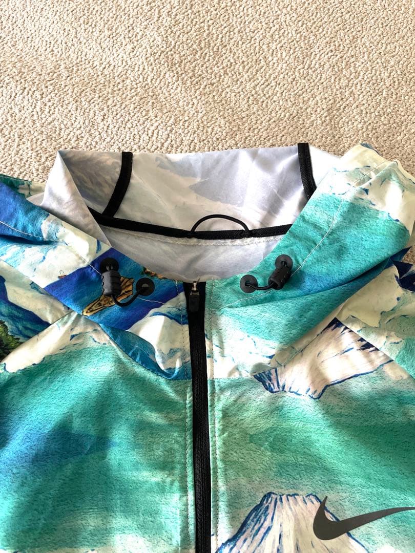 NIKE 東京マラソン 限定 ナイロンジャケット 富士山 総柄 和柄