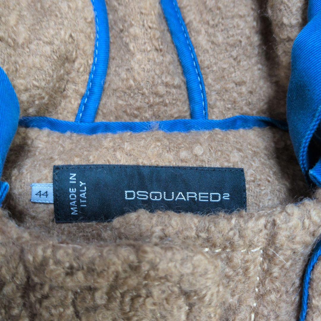 美品‼️DSQUARED2 ディースクエアード モヘアダッフルコート イタリア製