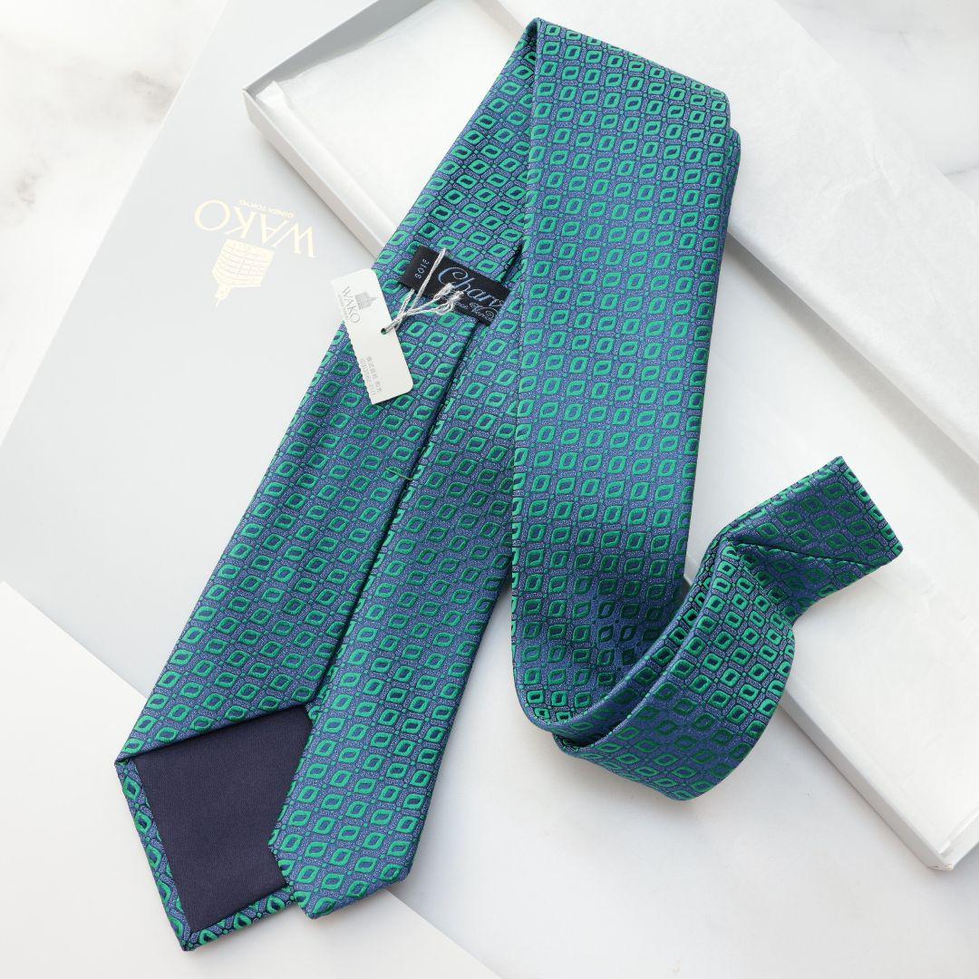 未使用 シャルベ WAKO シルク ネクタイ 銀座 和光 フランス製 - メルカリ