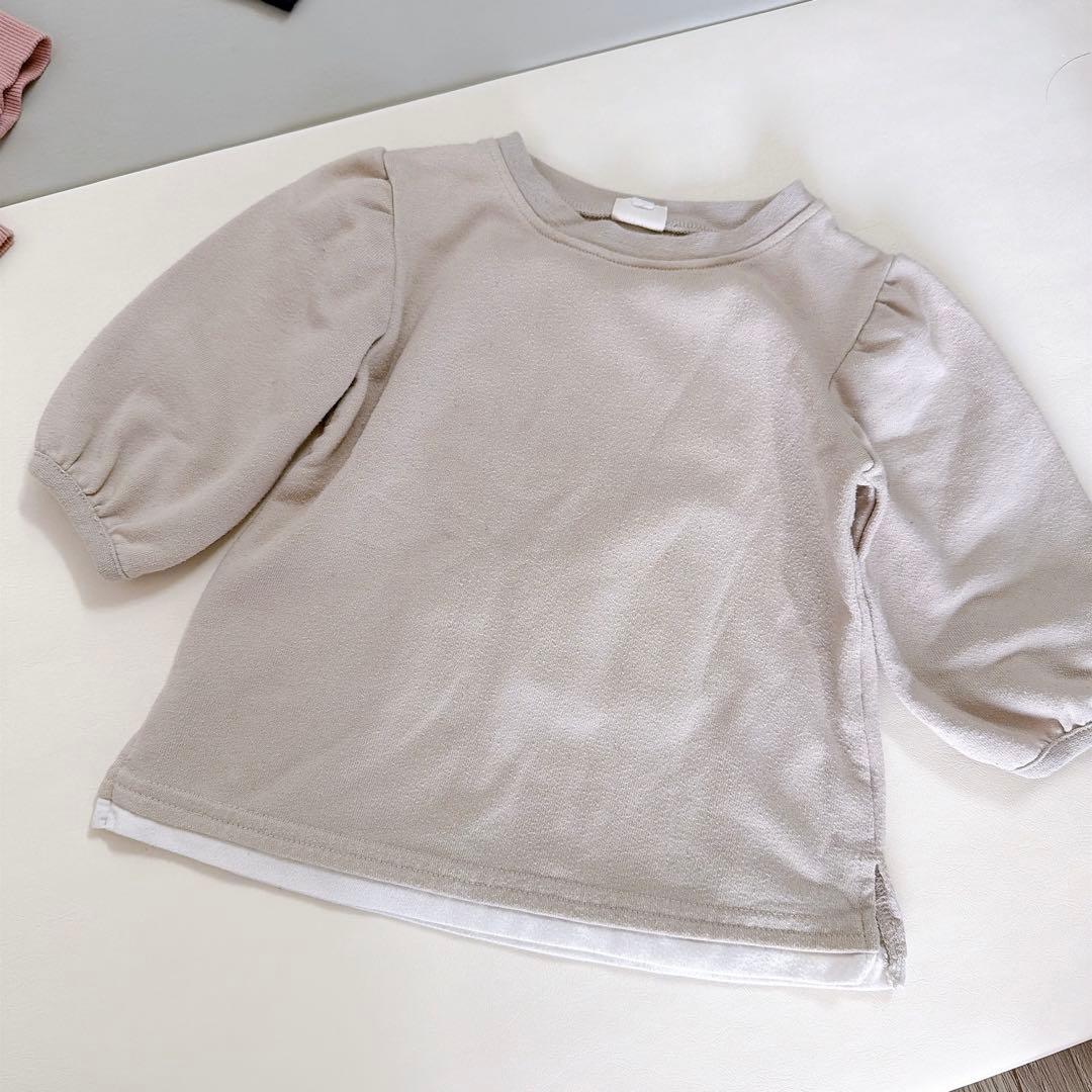 子供服 80 トレーナー 7着まとめ 春秋 長袖 保育園 女の子 シンプル