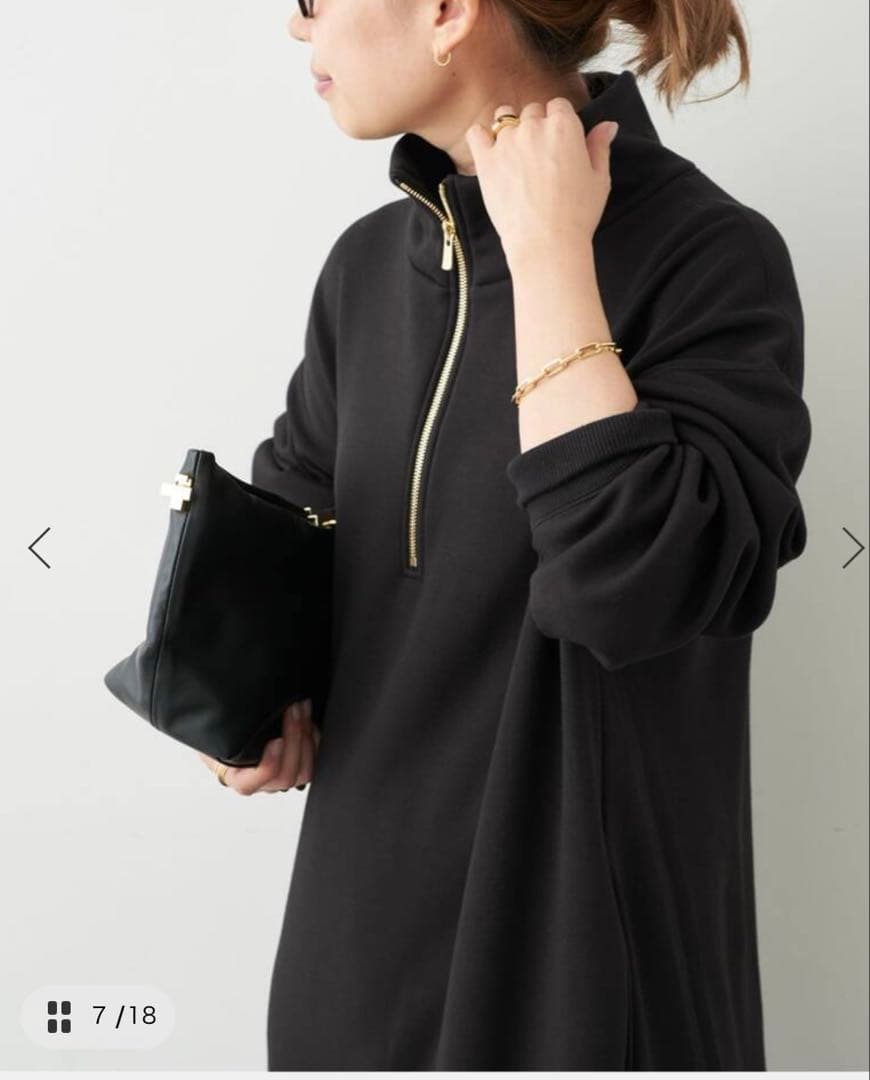 deuxiemeclasse完売♡warmジップドレス38 - メルカリ