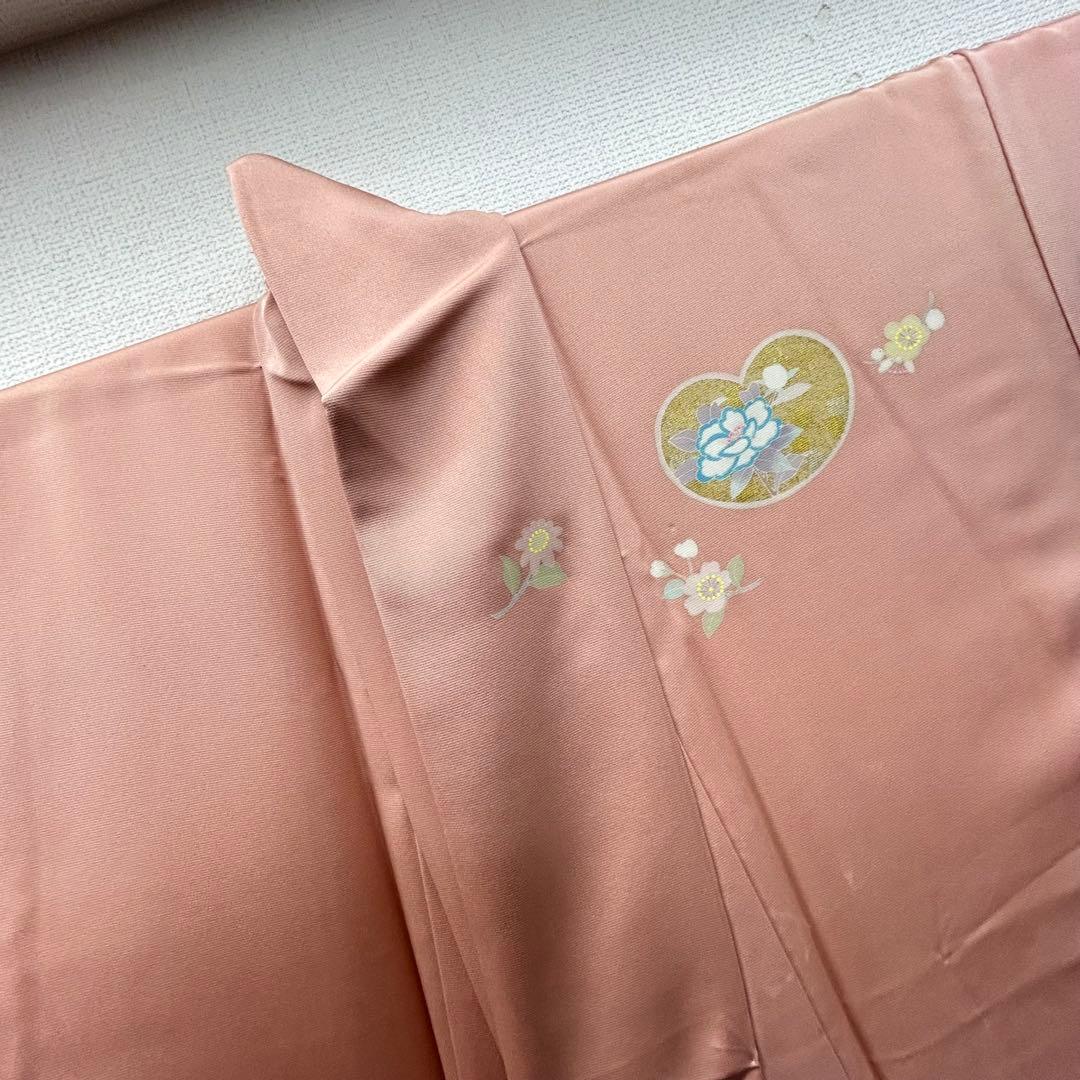 ポップでカワイイ 手描き友禅 訪問着 花柄 着物スキ倶楽部 837