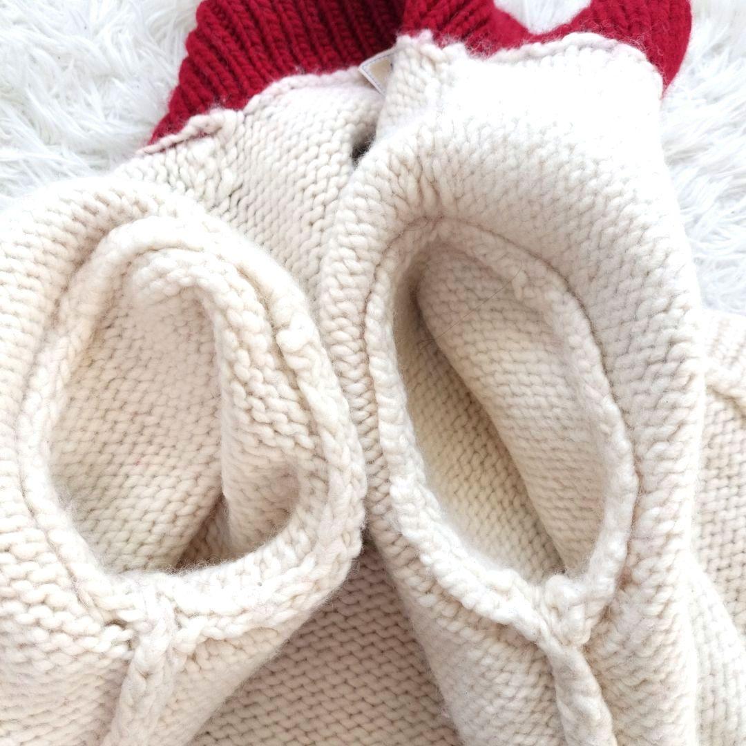 希少】カールヘルム カウチンセーター テディベア ワッペン ユニ