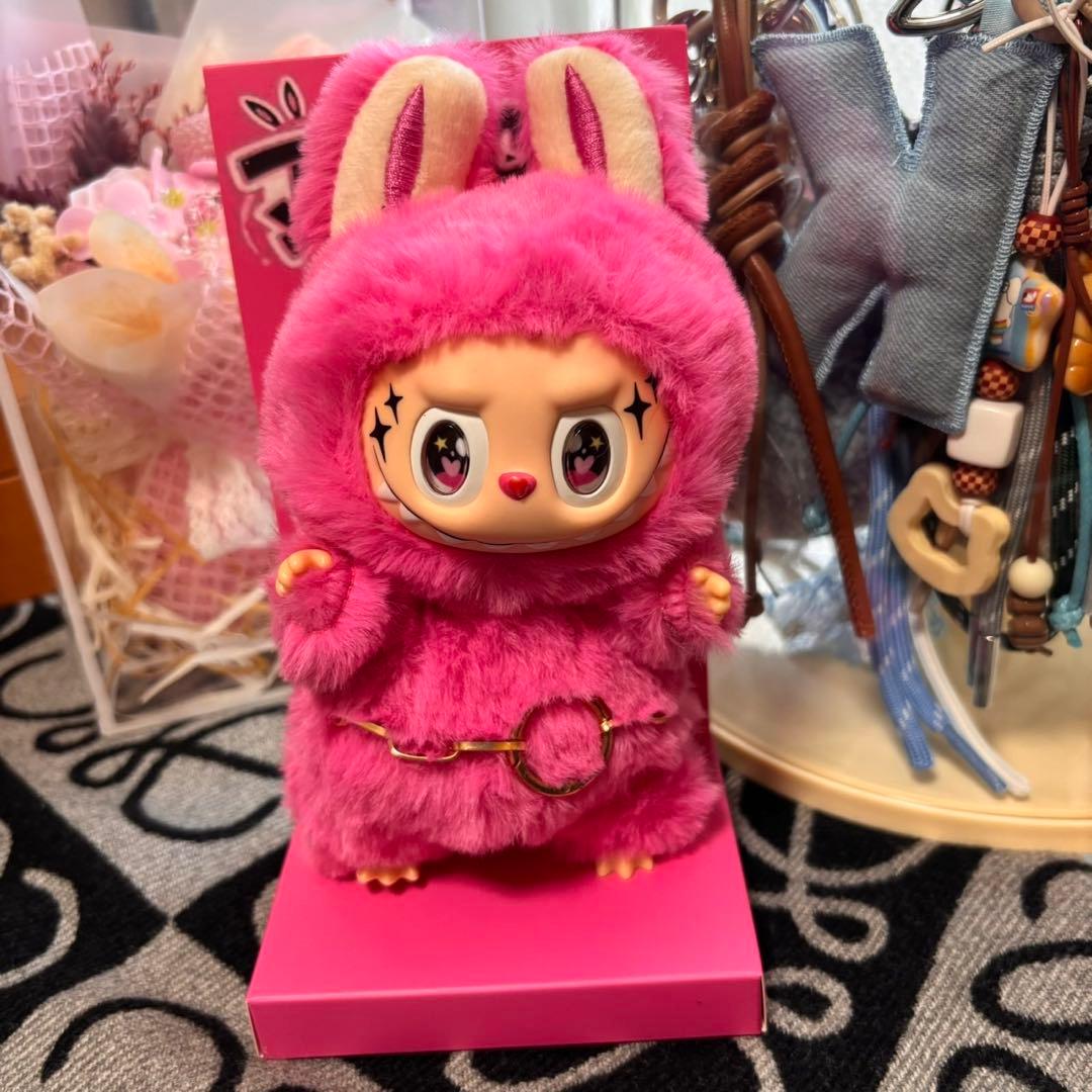 R*O様 海外限定 LABUBU ラブブ LISA着用風 カスタム ピンク ぬい