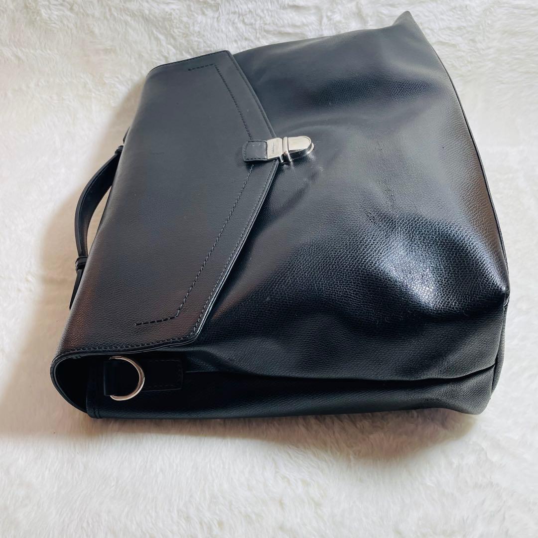 《美品》Salvatore Ferragamoレザー 2WAY ビジネスバッグ