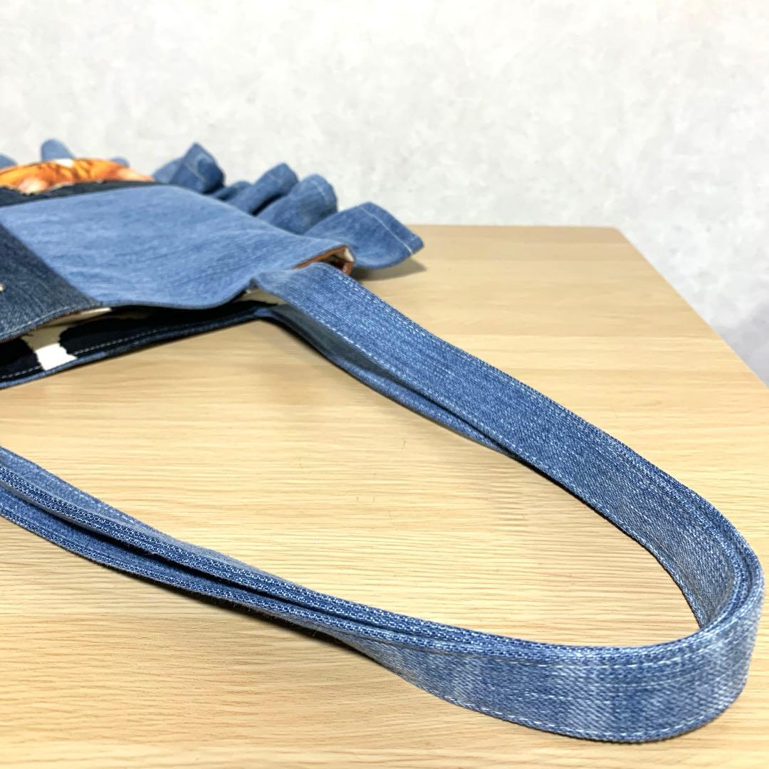 ゆ*ら様 コヤンイサムチョン ハンドメイド デニムリメイク 肩がけ