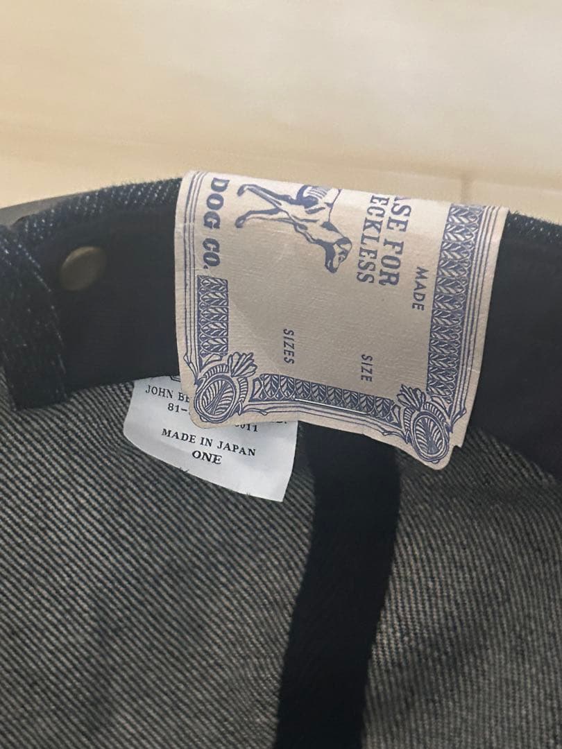 THE H.W.DOG&Co Schott デニム　トラッカー　キャップ　コラボ