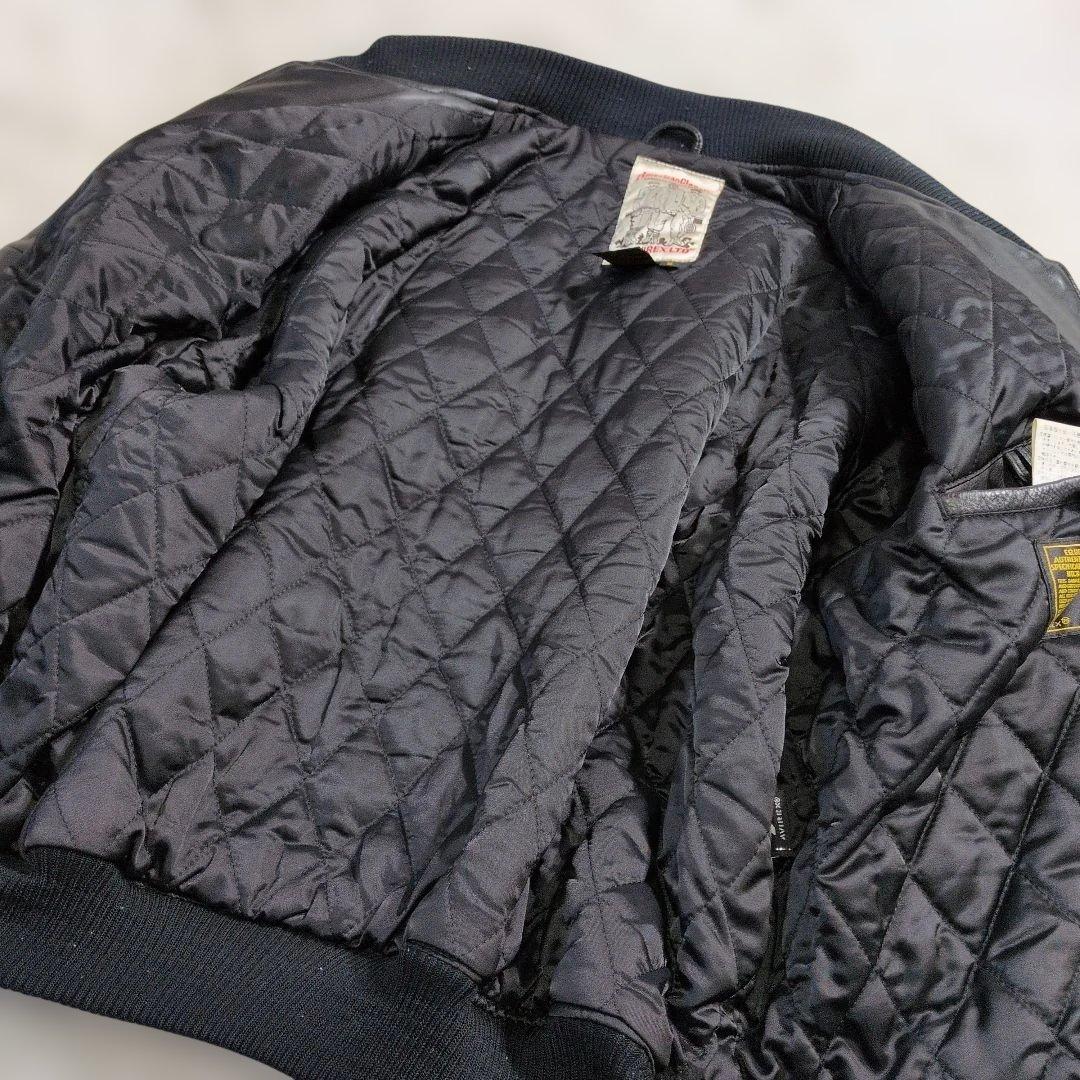 アヴィレックス レザー スタジャン S表記(M〜L相当) キルティング 超