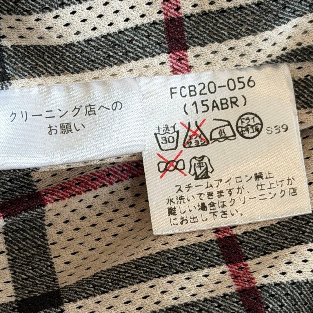 バーバリーロンドン キルティングジャケット ノバチェック メッシュ 3L