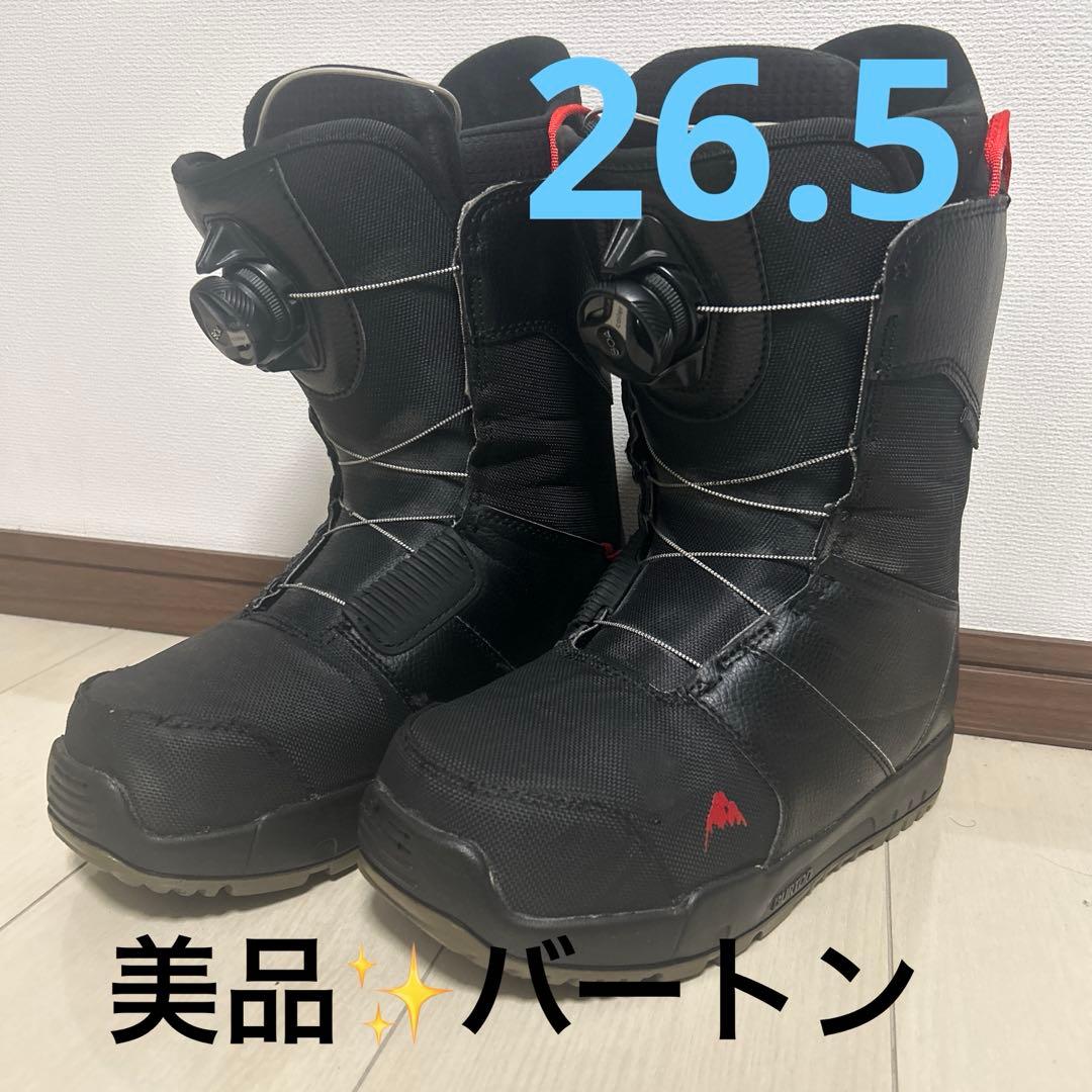 BURTON バートン MOTO メンズ スノボーブーツ　美品　26.5 BURTON（バートン） スノーボードブーツ メンズ 25-26 Burton モト