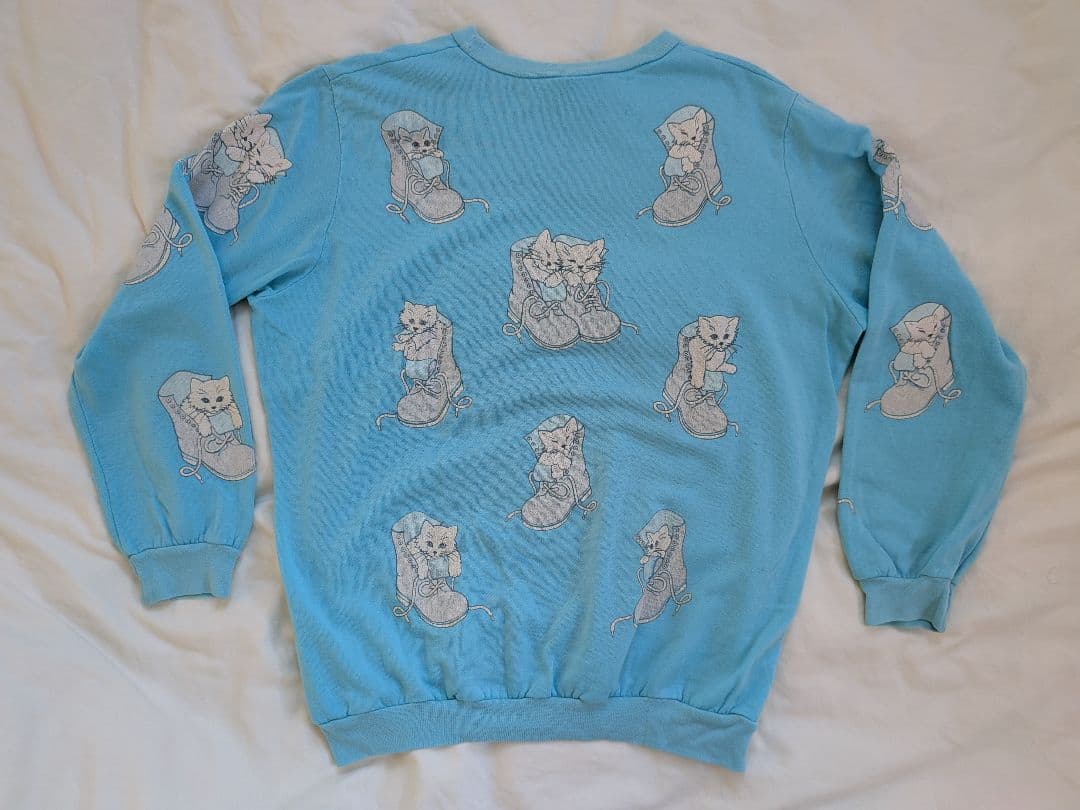 vintage 80s SCARAB cat in shoe sweat set - メルカリ