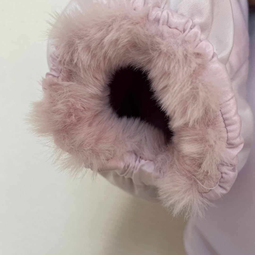 2月までの出品】mezzopianoリバーシブル フェイクファーブルゾン