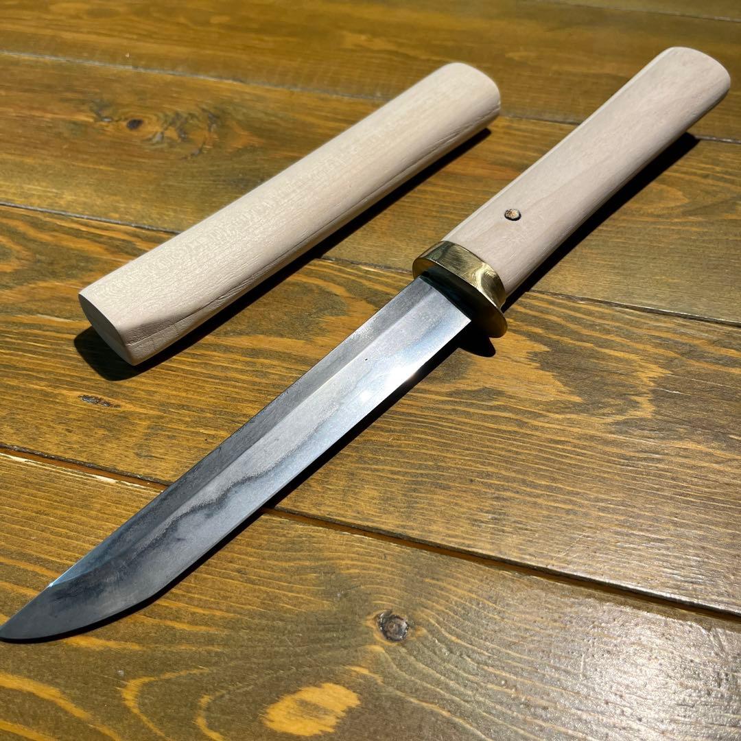 日本刀残欠クラフトナイフNo.6武蔵守国次 江戸時代 - メルカリ