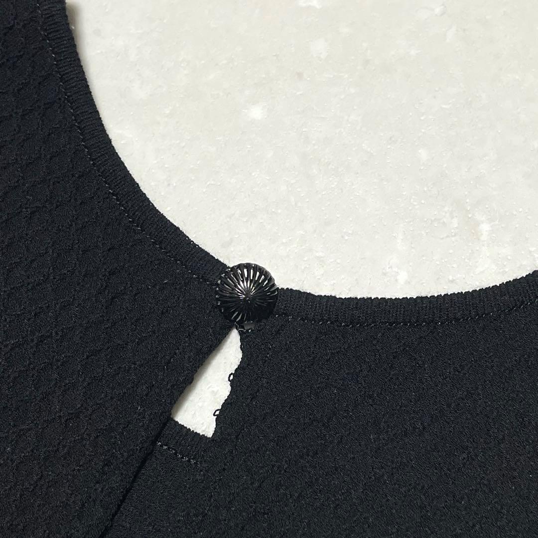 美品 デイジーリン フォクシー ワンピース ストレッチ ブラック 38