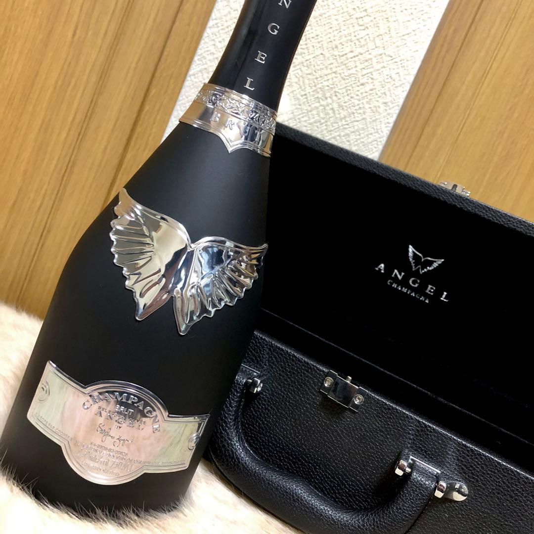 エンジェル シャンパン ドゥミセックケース ブルー アタッシュケース箱