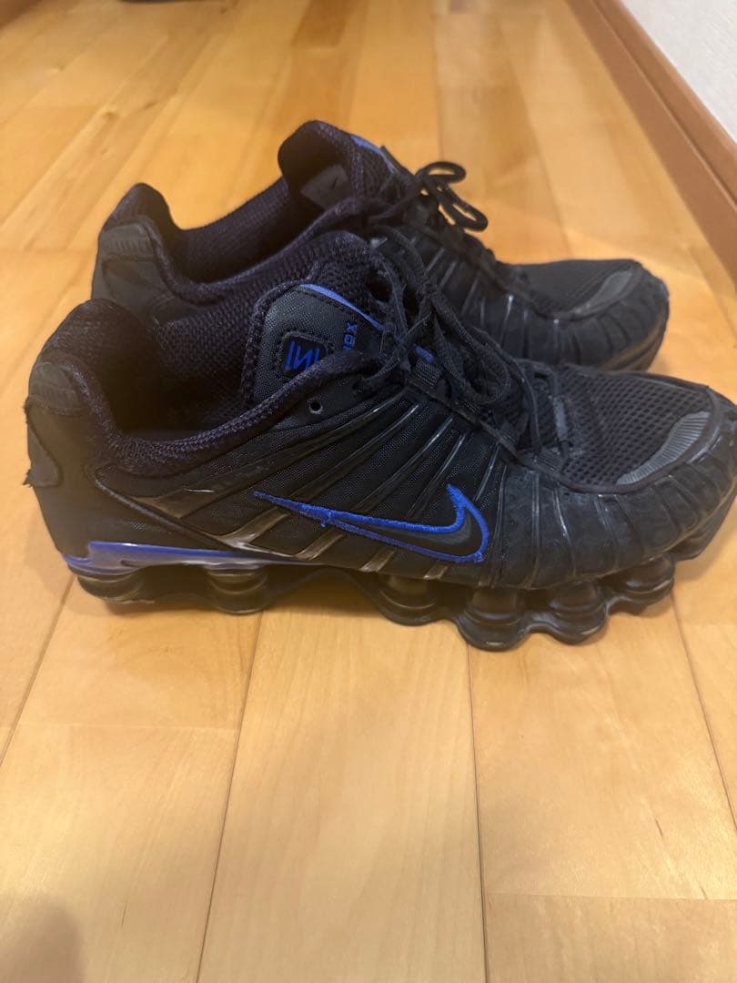 NIKE SHOX TL BLACK BLUE 26.5cm 日本未発売モデル