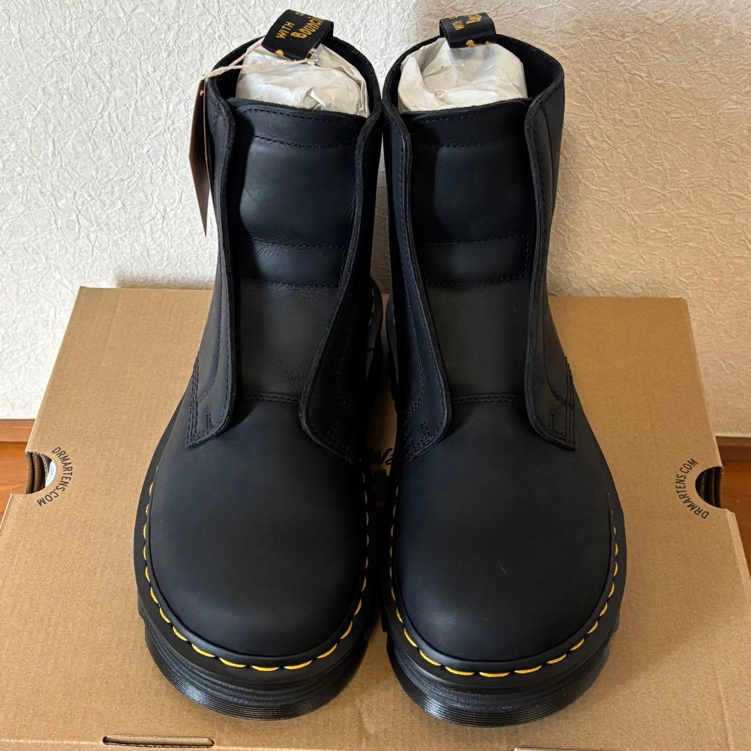 ドクターマーチン レースレスブーツ ZEBZAG UK7 ブラック ゴア 26