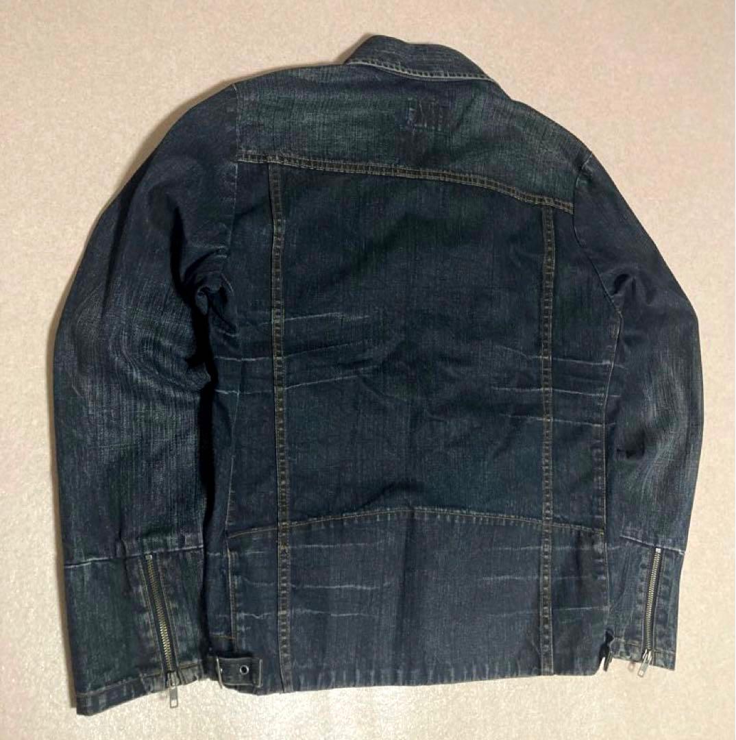 joker様専用 90s カルバンクライン デニム ダブルライダースジャケット