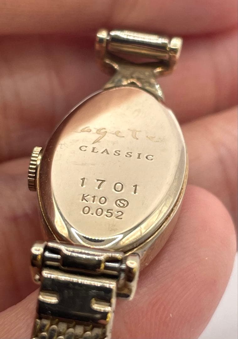 agete/アガット クラシック K10 ダイヤモンド(0.052ct)