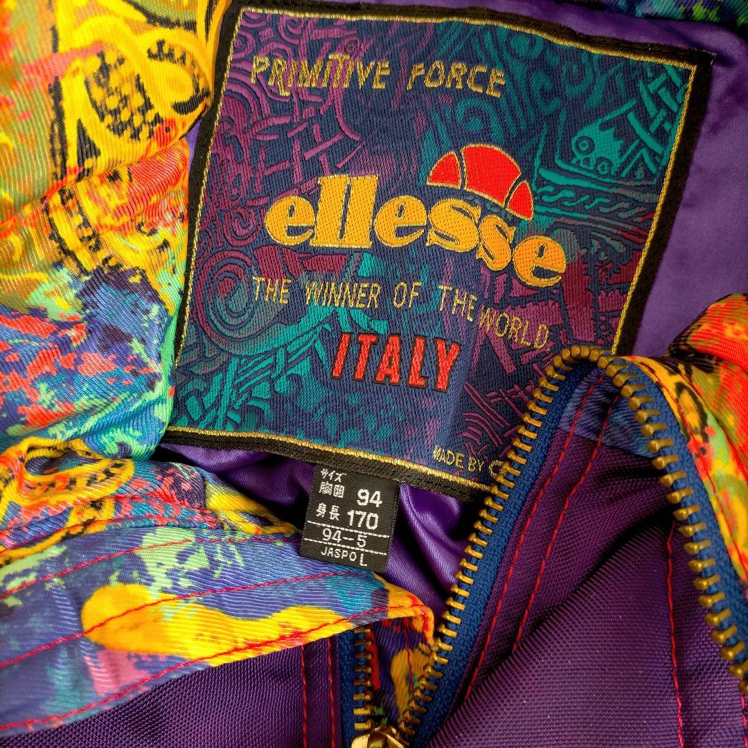 最終】ellesseエレッセ 90'S ビンテージ メンズスキーウェア ᒪ - メルカリ