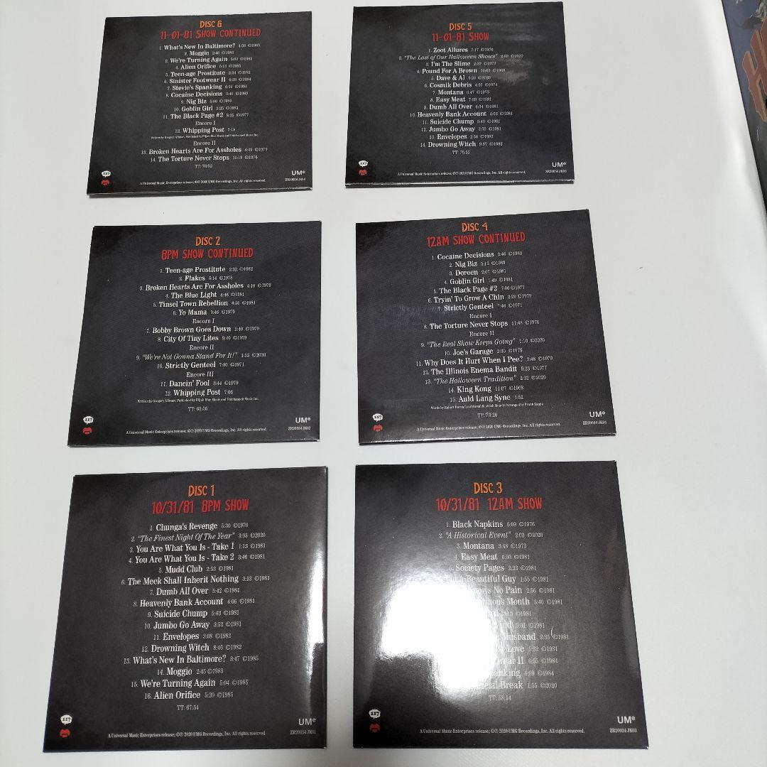 フランク・ザッパ ハロウィン 81 ボックスセット CD 中古 - メルカリ