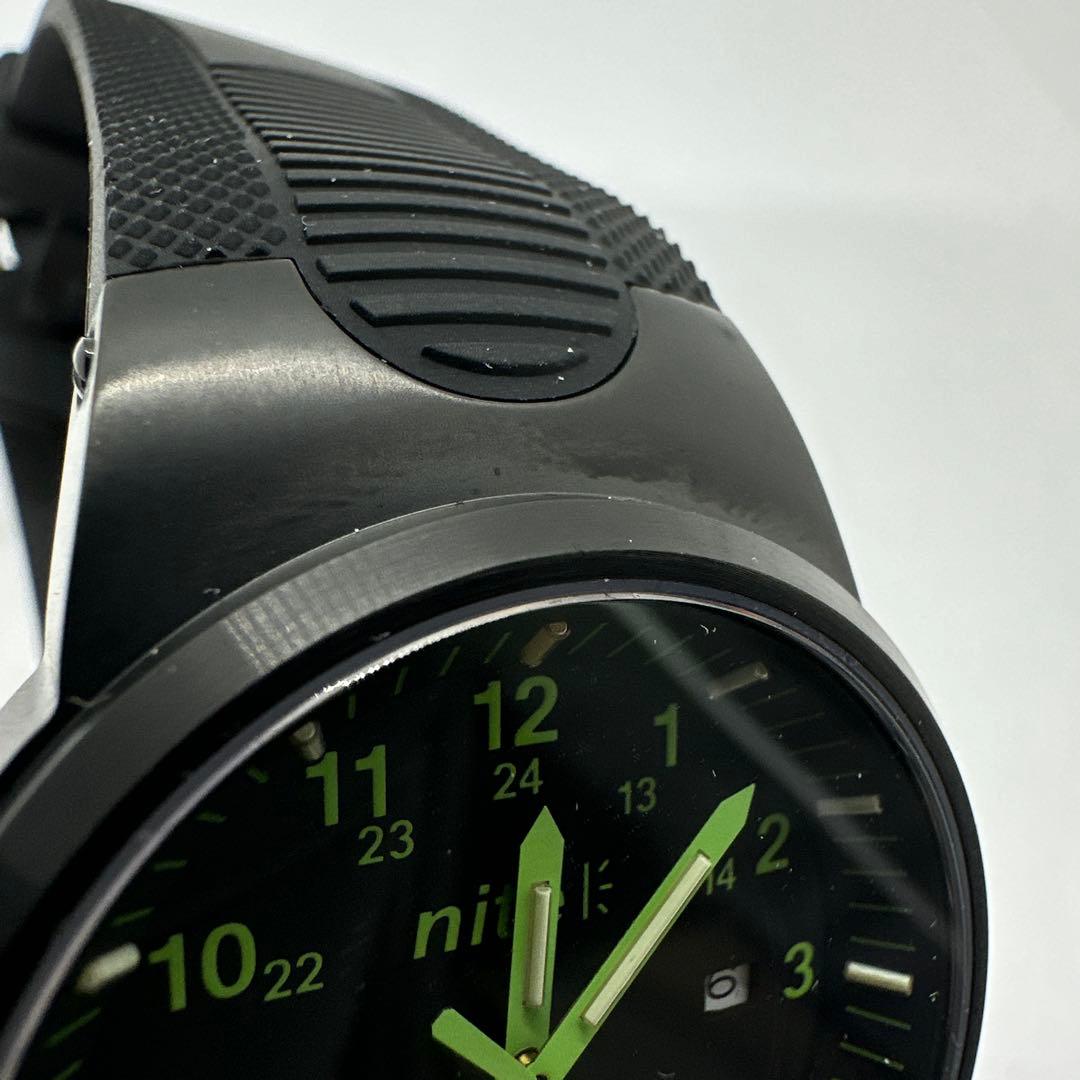 HMW38】nite ナイト MX10 ラバーベルト 腕 時計 長期保管品 - メルカリ