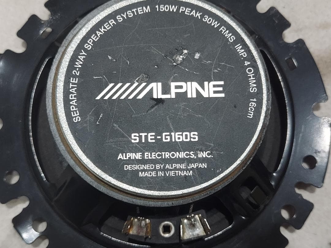 ALPINE/アルパイン STE-G160S スピーカーセット 16cm - メルカリ