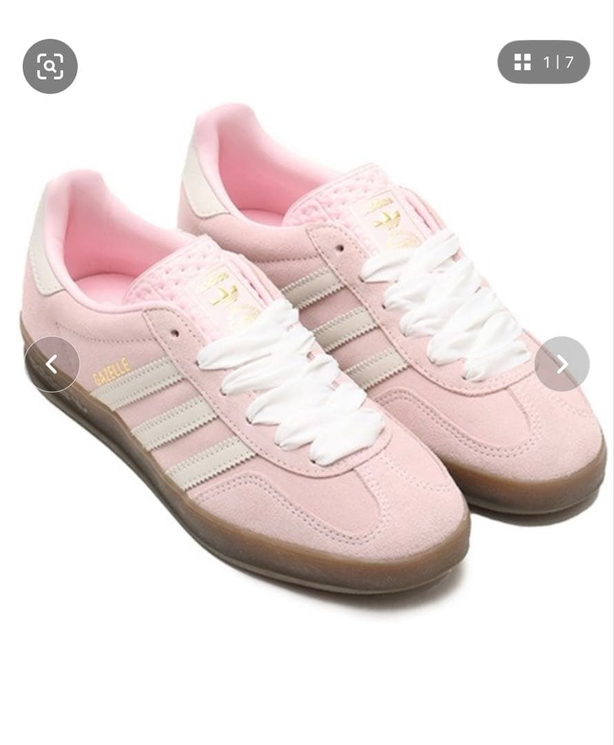 adidas GAZELLE INDOOR W 24.5 ピンク Adidas originals Women's GAZELLE INDOOR Sneakers Clear Pink ji2716