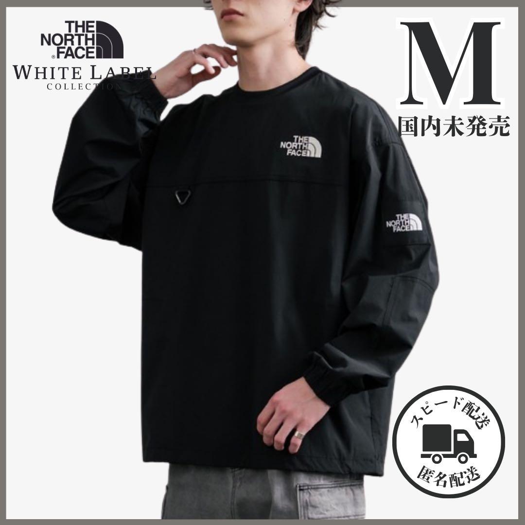 新品】M ノースフェイス アルバニー クルーネック ロンT ブラック 韓国