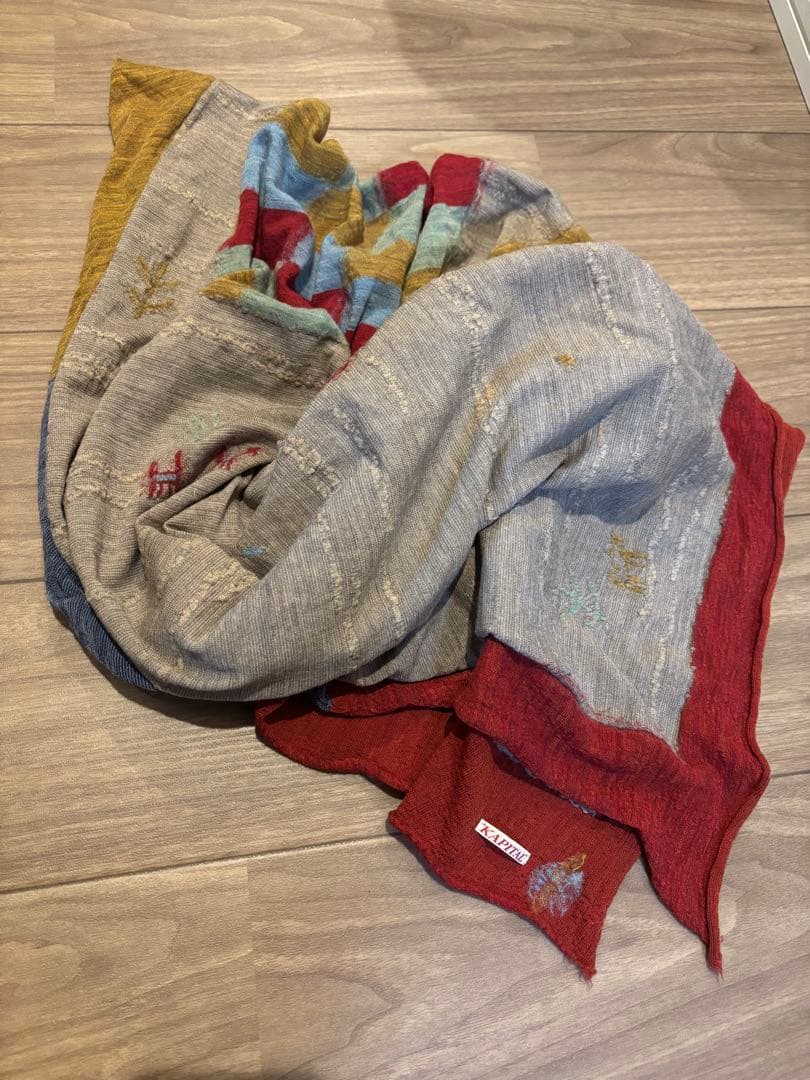 KAPITAL 縮絨ウール　ストール　キリム柄 WOOL SCARF | WHAT'S NEW | KAPITAL