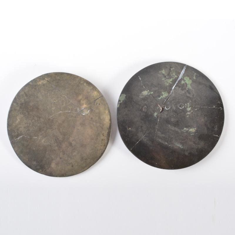 中国 古銅 神獣饕餮文 銅鏡 古鏡 二点 V 5633 - メルカリ