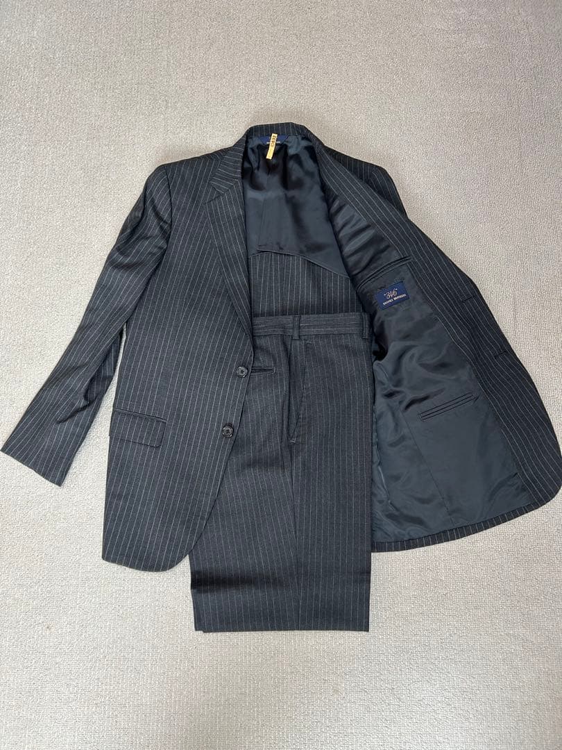 ブルックスブラザーズ ビジネススーツ グレーストライプ - メルカリ