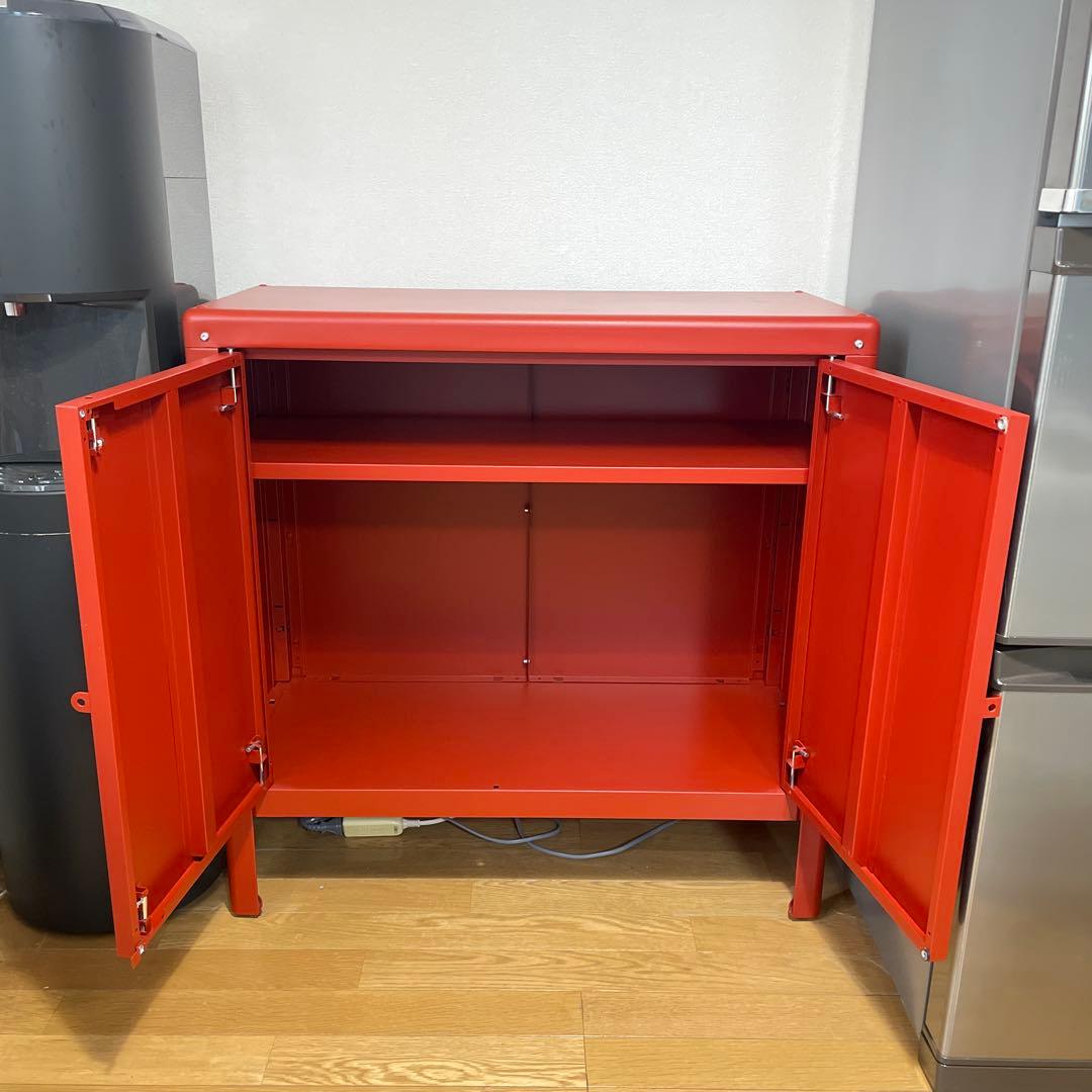 IKEA廃盤カラー:レッド KOLBJÖRN（コールビョーン）キャビネット
