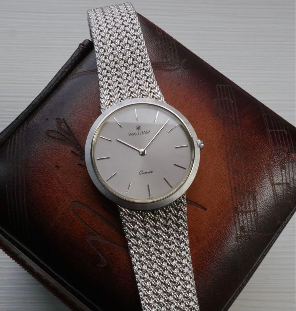 ウォルサム Waltham tank ラウンド メッシュバンド 稼働品