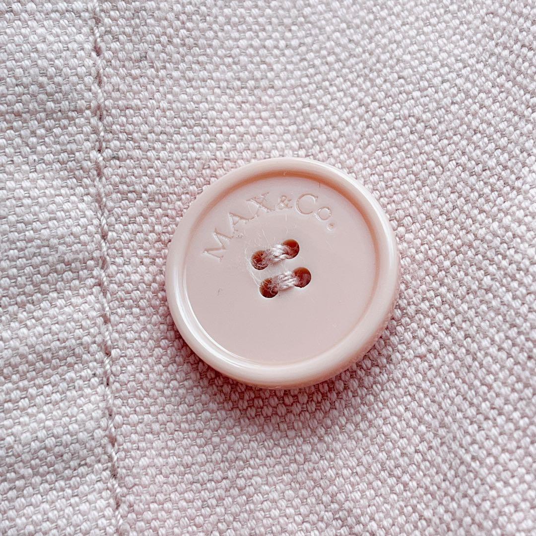 美品】マックスマーラ ロングスプリングコート 大きいサイズ ピンク