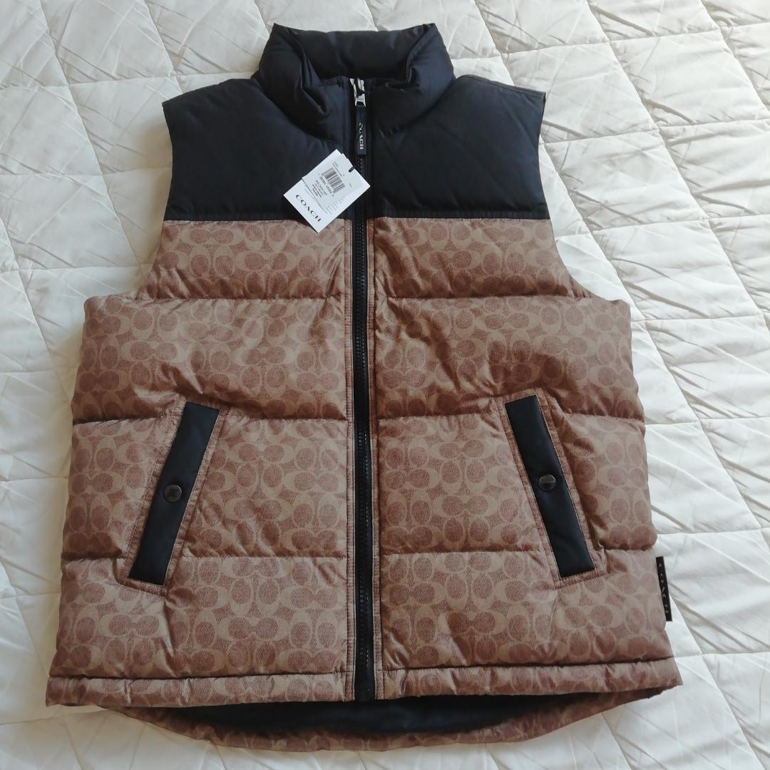 正規店購入☆コーチ☆シグネチャー☆ダウンベスト☆Lサイズ☆新品