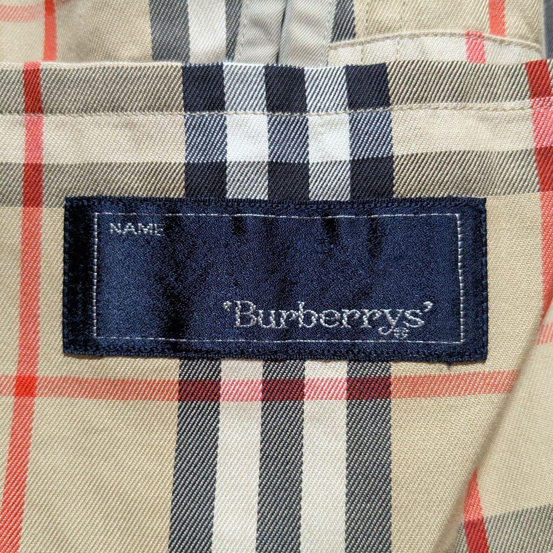 美品 80〜90s バーバリー ステンカラーコート メンズ コットン