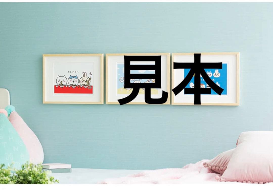 ちいかわ ナガノ先生 直筆サイン入り アートフレーム ハチワレ うさぎ