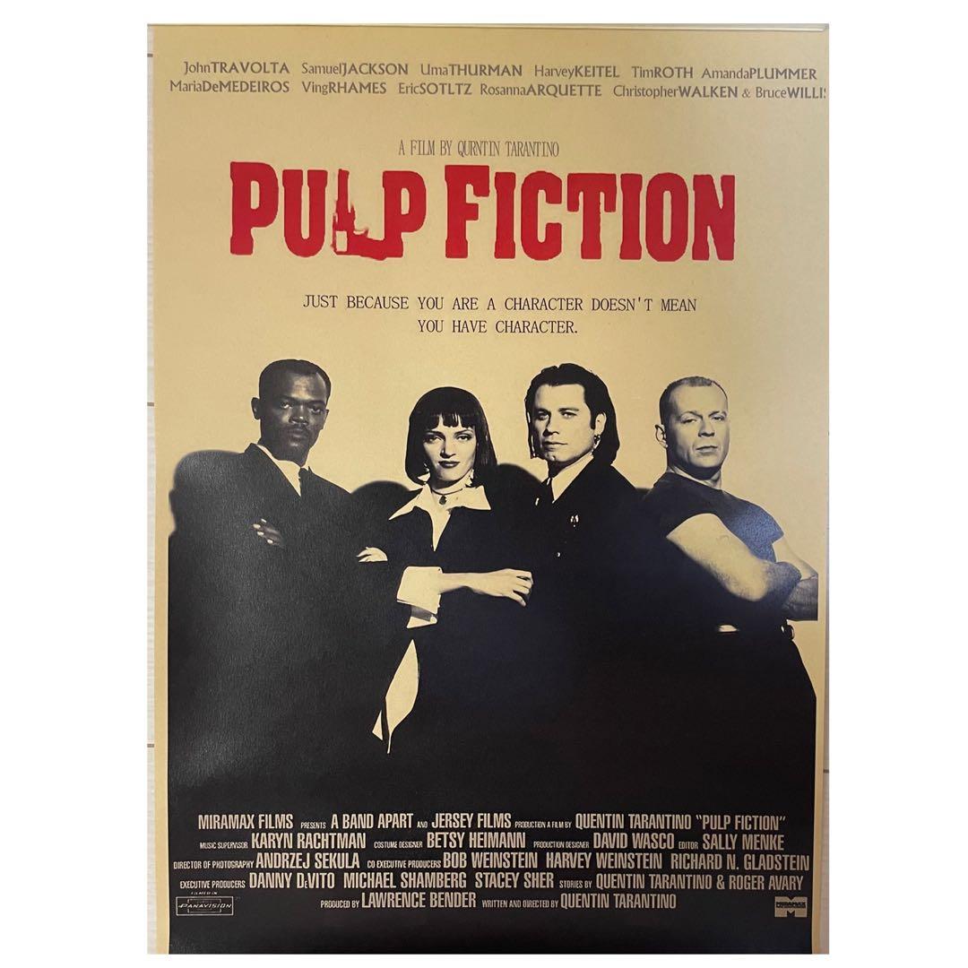 K486A3 パルプフィクション 映画 ポスター クエンティン