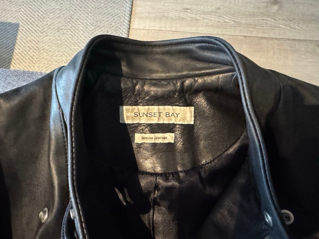 v*h様 SUNSETBAY バザーズ BUZZARDS ライダースジャケット - メルカリ